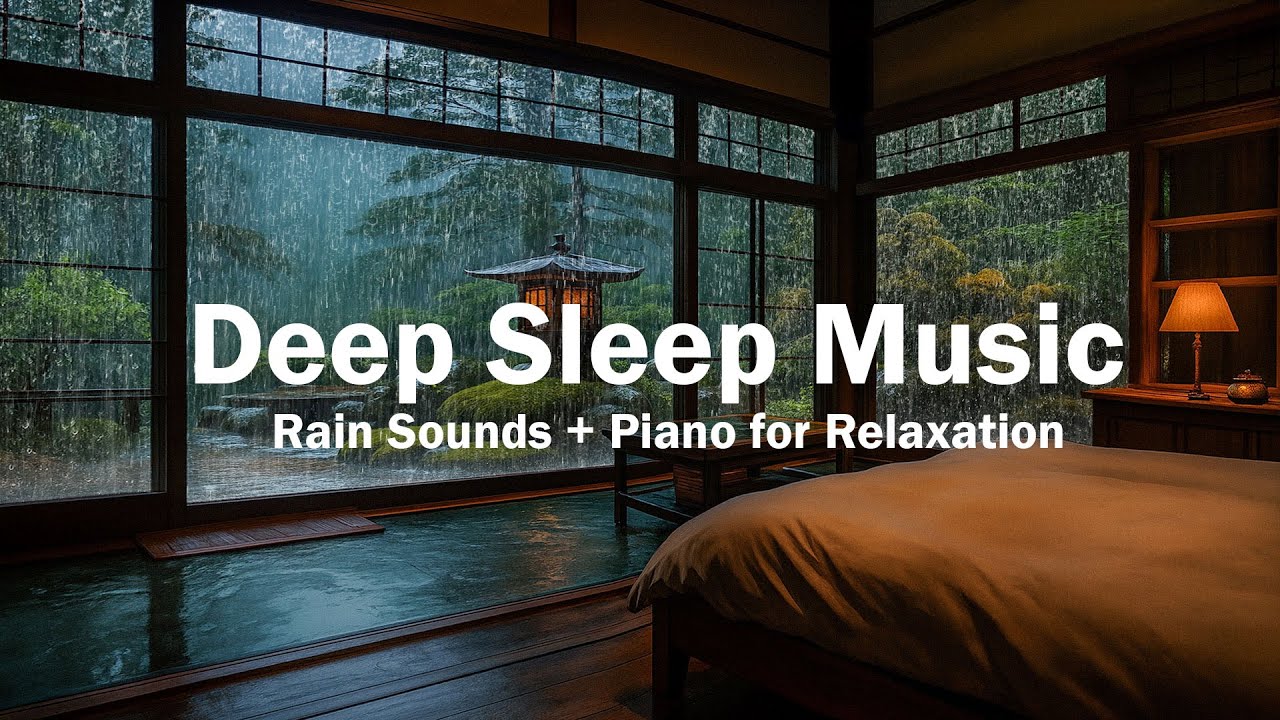 Relaxing Piano Music – Healing Sleep Music + Rain Sounds for Deep Sleep ...