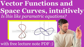 How to Use Vector Functions - Calc 3 / Multivariable Calculus Lesson & Examples
