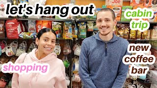 Let's Hang Out 👯‍♀️ New Coffee Bar, Tjmaxx Shopping, Weekend Cabin Trip & More!