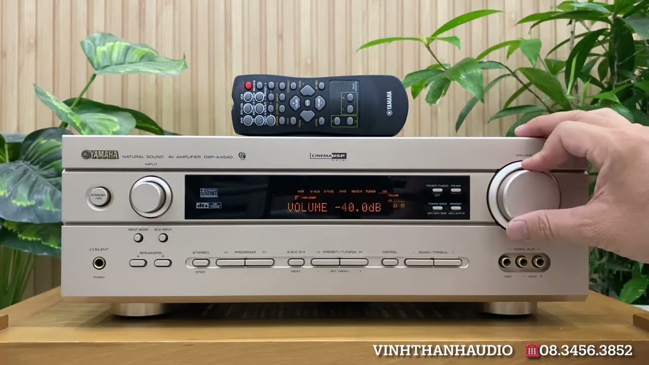 Sold - Yamaha DSP-AX540, optical input for YouTube and great gold