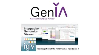 Introduction to the use of IGV in GenIA - 15.12.2023