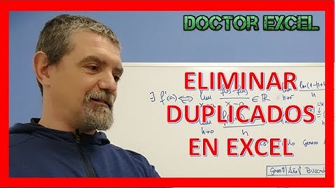 Eliminar [REGISTROS DUPLICADOS] en las tablas de Excel