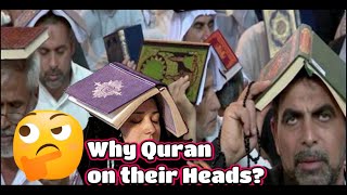 Mengapa Muslim Menaruh Al-Quran di Kepalanya?
