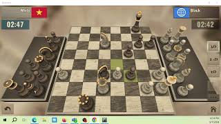 2024 06 01 12 08 34 Interesting chess match, white won, Một ván cờ vua hay, trắng thắng