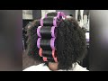 Roller Set Natural Hair | How To Straighten Natural Hair Without Heat Damage | How To Roller Set