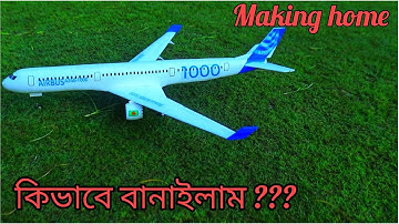 How to make a Airbus A350-1000 | rc airplane | @RamyRC