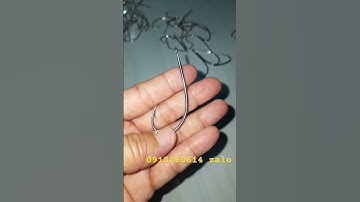 Lưỡi câu kéo lụm, thép lò xo siêu cứng, #câulurecálóc , #shorts