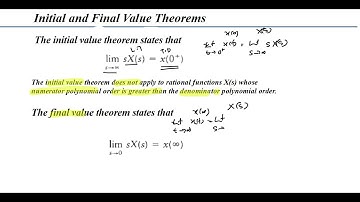 Laplace Transform|Lec19|  Initial value and Final value theorem of Laplace Transform