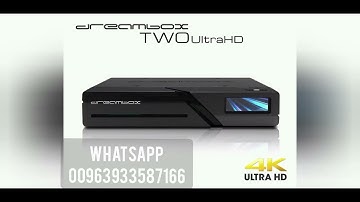 Dreambox Two Ultra HD BT 2x DVB-S2X Multistream Tuner 4K 2160p E2 Linux Dual Wifi H.265 HEVC