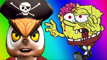 Spongebob Zombies! (Call of Duty WaW Zombies Custom Maps, Mods, & Funny Moments)
