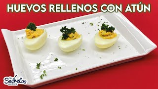 Huevos Rellenos de Atún - UNA DELICIA PARA INICIAR SEMANA!