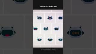 Next-Gen AI Assistant Lottie Animations – Smart Bot UI Status Pack (AE, JSON, HTML) #lottie #video
