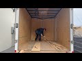 Enclosed Cargo Trailer Wall Removal