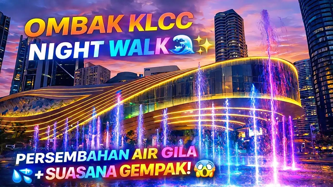 Akan Dibuka Ombak Mall 😱 Petang Berjalan Di Hebat Klcc Park | 4k Walking tour Kuala Lumpur ❤️
