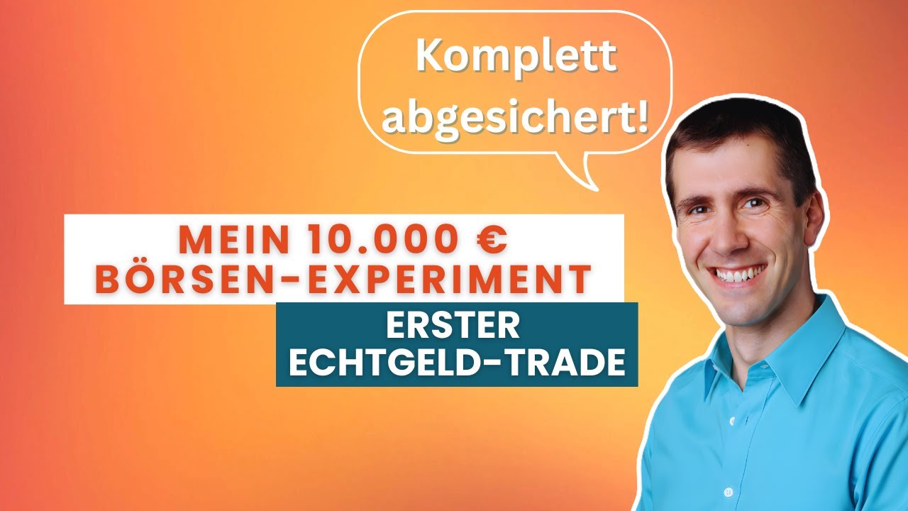 Start meines 10.000 € Börsen-Experiments | Erster Trade: Married Put auf PFE