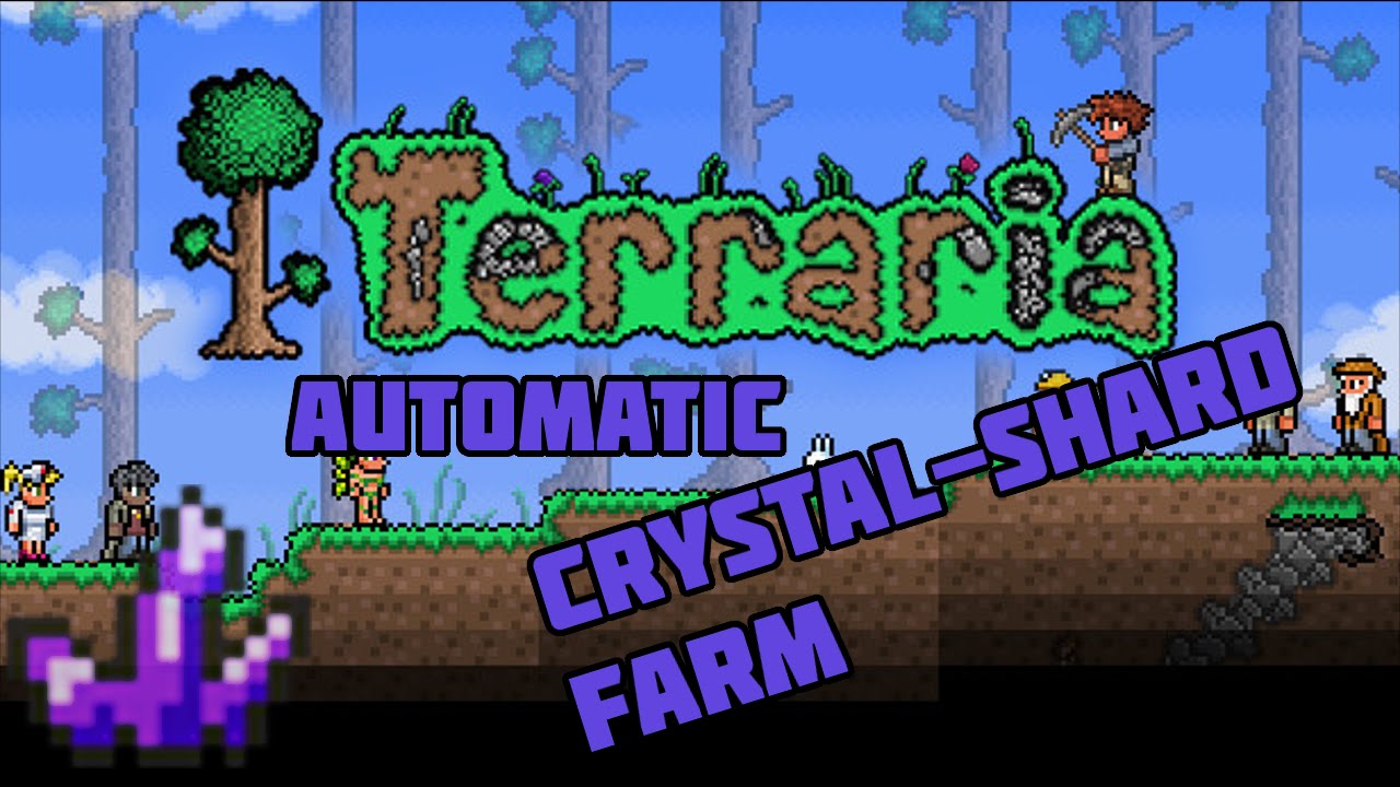 TERRARIA Tutorial | Automatic Crystal Shard Farm ! 