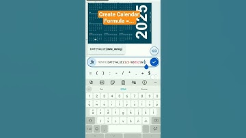 Create Calendar in Excel spreadsheet #excel #shorts #computer #knowledge