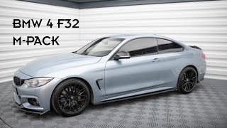 BMW 4 Coupe F32 M-PACK | Maxton Design Splitter Set | Presentation #251