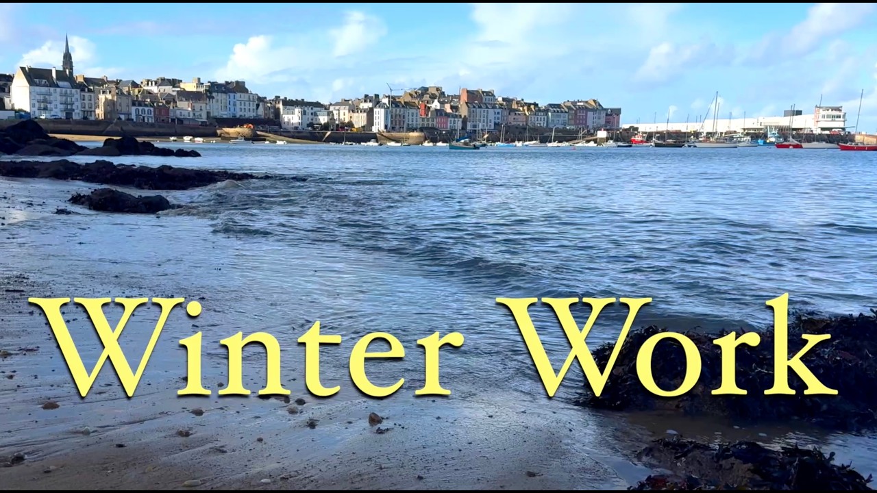 Winter Work - my old house in a Breton fishing port