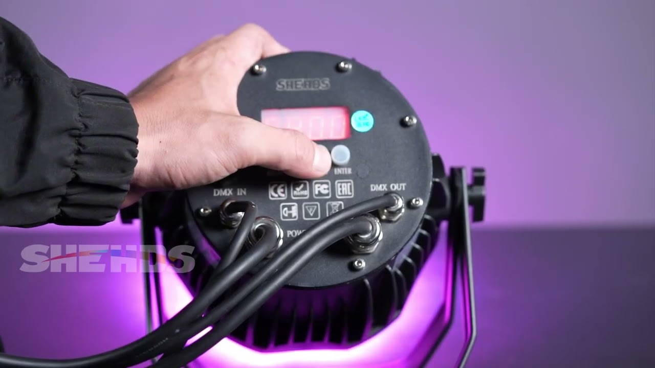 LUZeSOMBRA SINGLE FACE 【SET UP】 🎛️ SHEHDS Panel Operation Guide | 7x18 RGBWA+UV - YouTube