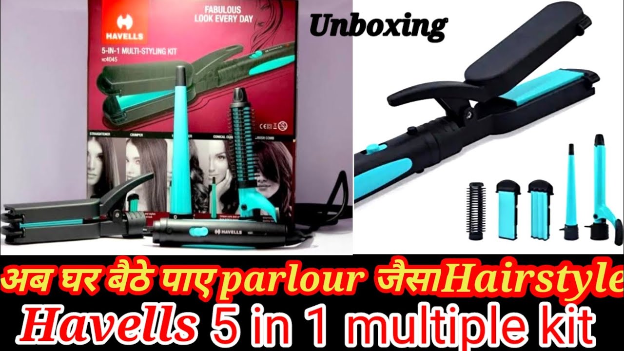Havells Hair Straightener l Unboxing hair straightening kit l Havells l