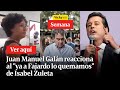 Juan Manuel Galán reacciona al "ya a Fajardo lo quemamos" de Isabel Zuleta | Vicky en Semana