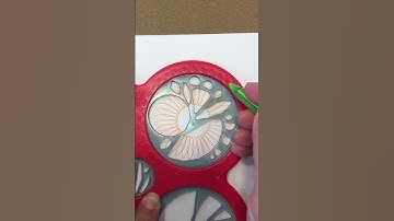 🌹Spirograph Design 🌹Nice Geometric Design | #shorts #spirograph |#spirography #art #asmr