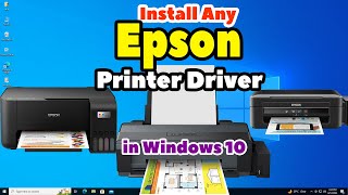 how to download & install any epson printer driver in windows 10 pc or laptop - 2024