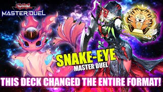 TIER #1 SNAKE-EYES DECK!! ONE CARD COMBO! New Meta Deck! (Yu-Gi-Oh Master Duel)