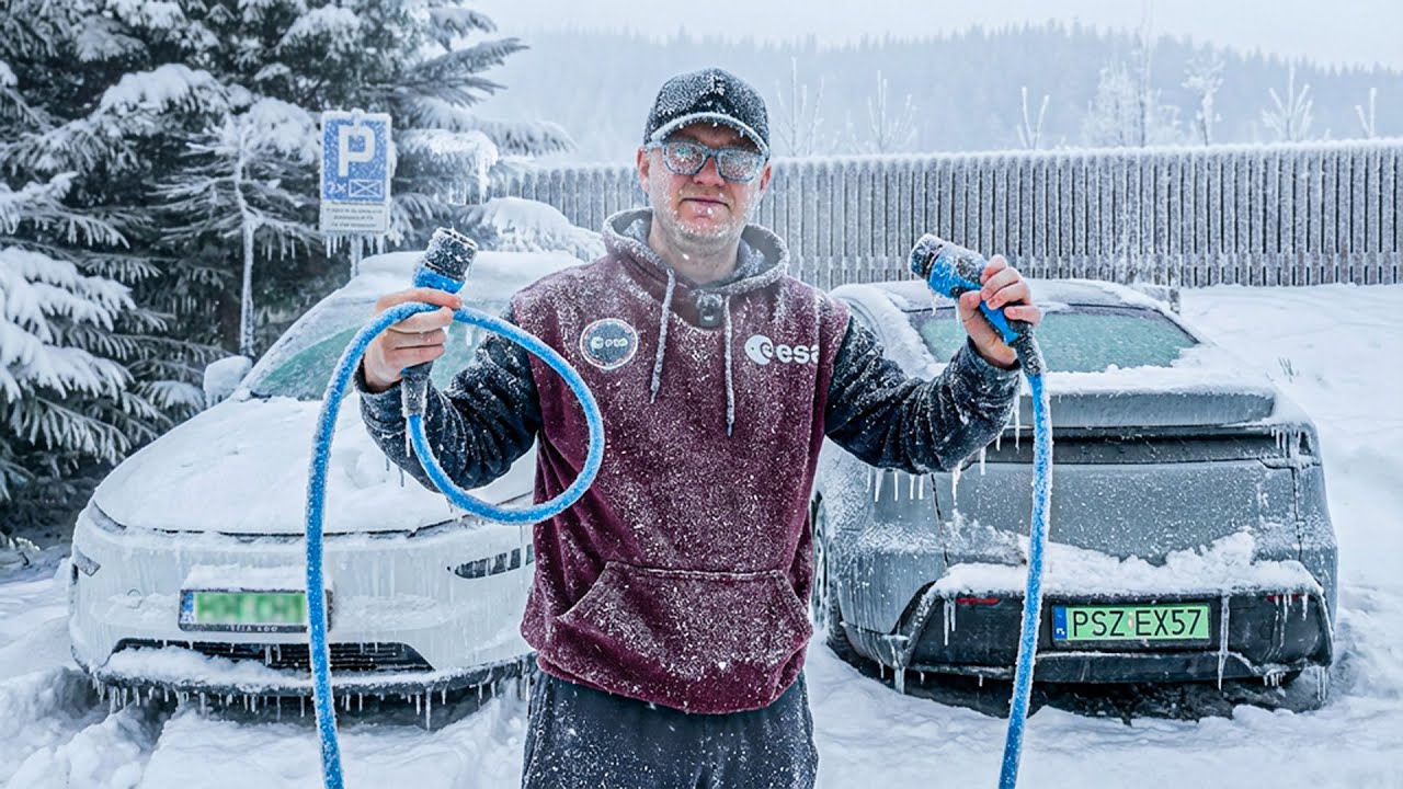🔋TESLA vs ZIMA DEKADY ❄️ (-13℃ | Zakopane | 1200km)