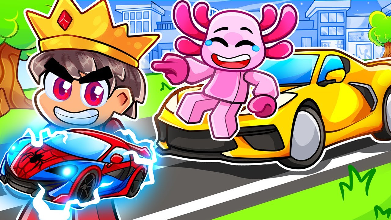 Pretending to be a NOOB, Then Using $10,000,000 SPIDERMAN SUPERCAR