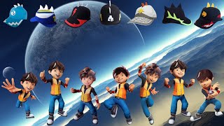 Boboiboy Galaxy Hunting Elemental Hat (boboiboy earthquake ice solar blaze cyclone thorn lighting)