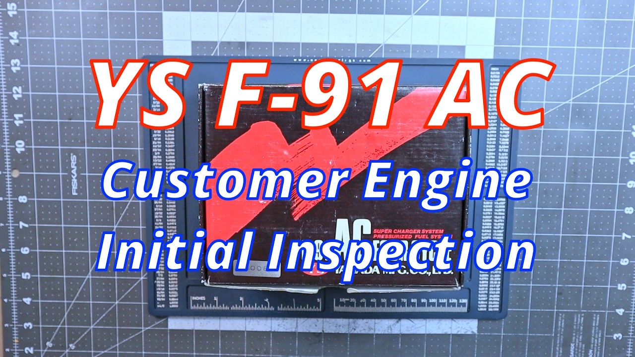 YS F-91AC Customer Engine Initial Inspection - YouTube