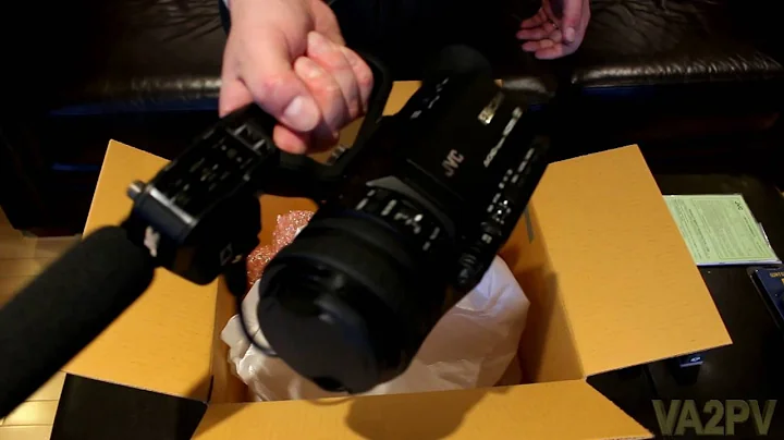 Unboxing JVC GY-HM170UA 4k camcorder