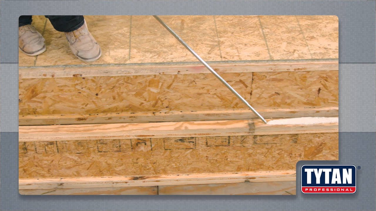 TYTAN Gun Subfloor Adhesive YouTube