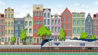 Railway Vehicle, Inter-City Train -  For The Kids |  Picture Show [Pixel City]