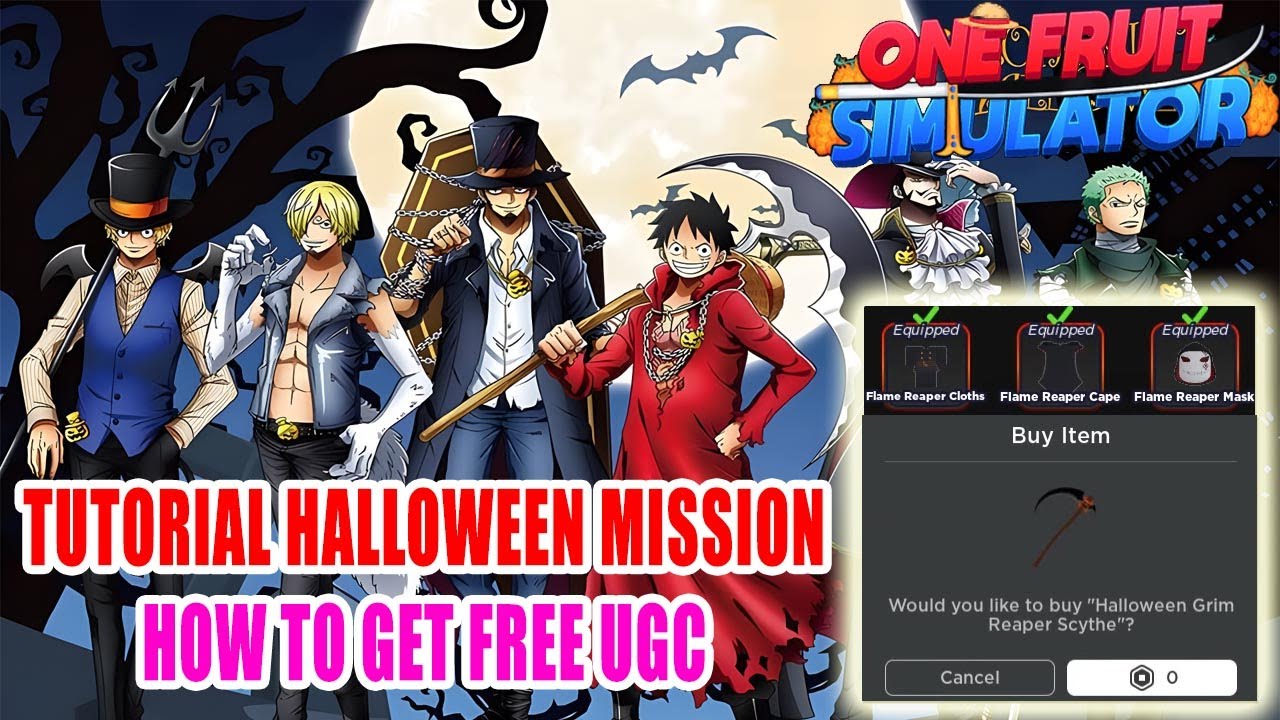 One Fruit Simulator: How To Complete Halloween Mission