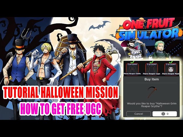 One Fruit Simulator - Tutorial on Completing the Halloween Mission