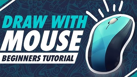 HOW TO DRAW WITH A MOUSE | Digital art with MOUSE | Easy Beginner Tutorial & Guide