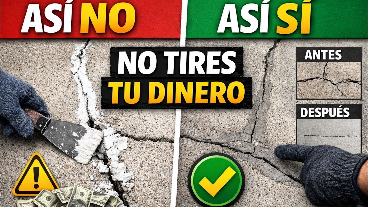 😱 Esto es lo que nadie te dice al tapar grietas