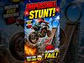 Impossible Bike Stunt Challenge 😱 | Indian Bike Driving 3D #shorts