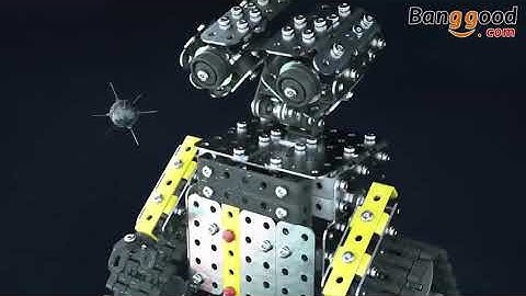 Mofun DIY Stainless Steel RC Robot Sliding Block Building Assembled Robot Toy