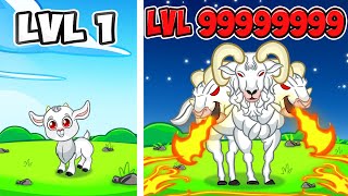 Upgrading NOOB to GOD GOAT in Goat Evolution! screenshot 1