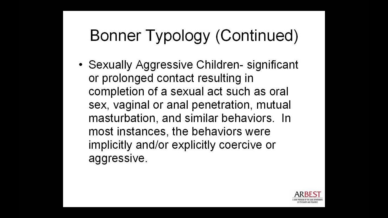 Children with Sexual Behavior Problems