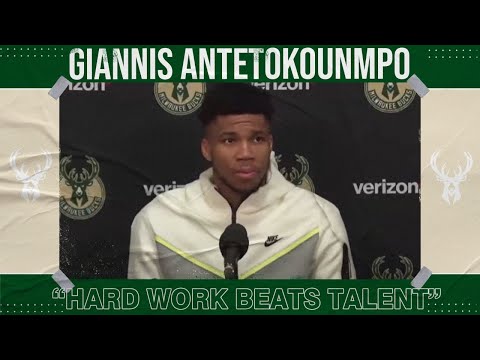 Giannis Antetokounmpo after 39-PT performance: Hard work beats talent | NBA on ESPN