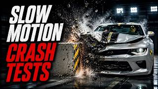40 MPH Crash Tests in Slow Motion - Not What You Expect