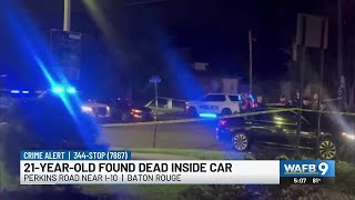 Police release identity of a person found shot and killed inside vehicle on Perkins Road