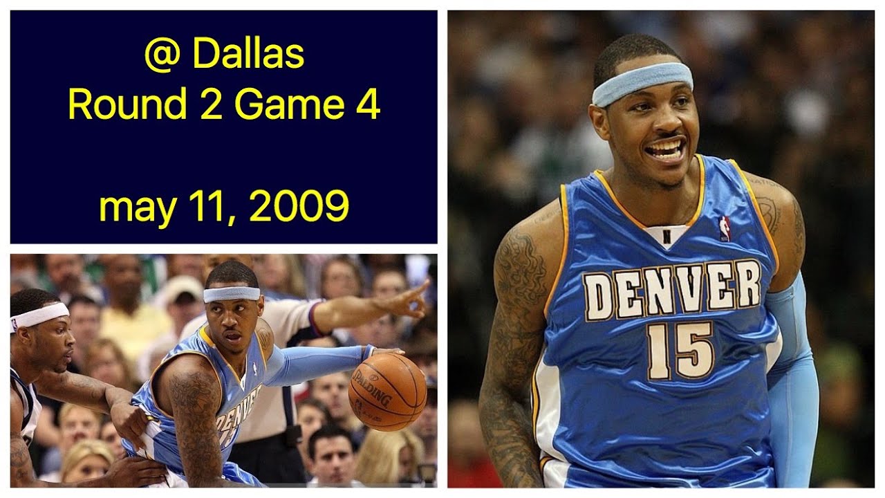 Carmelo Anthony 41 pts + GAME WINNER @ Dallas Mavericks Game 4 Highlights (may 11, 2009)