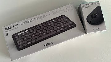 Logitech Pebble Keys 2 K380s & Pebble Mouse M350 Tonal Graphite: Style & Portability! (Unboxing)
