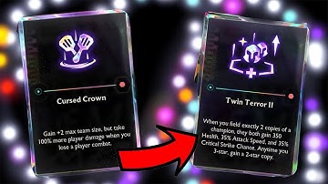 CURSED CROWN x TWIN TERROR 2 (Insane Augment Combo) | TFT Teamfight Tactics: Remix Rumble